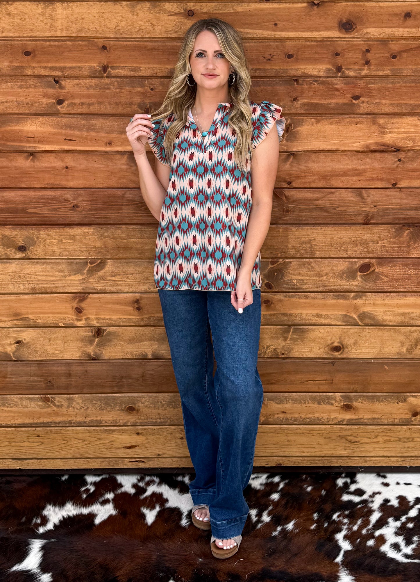 Valley Aztec Blouse