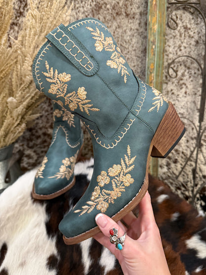 The Floral Booties