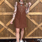 The Boot Stitch Dress *Brown