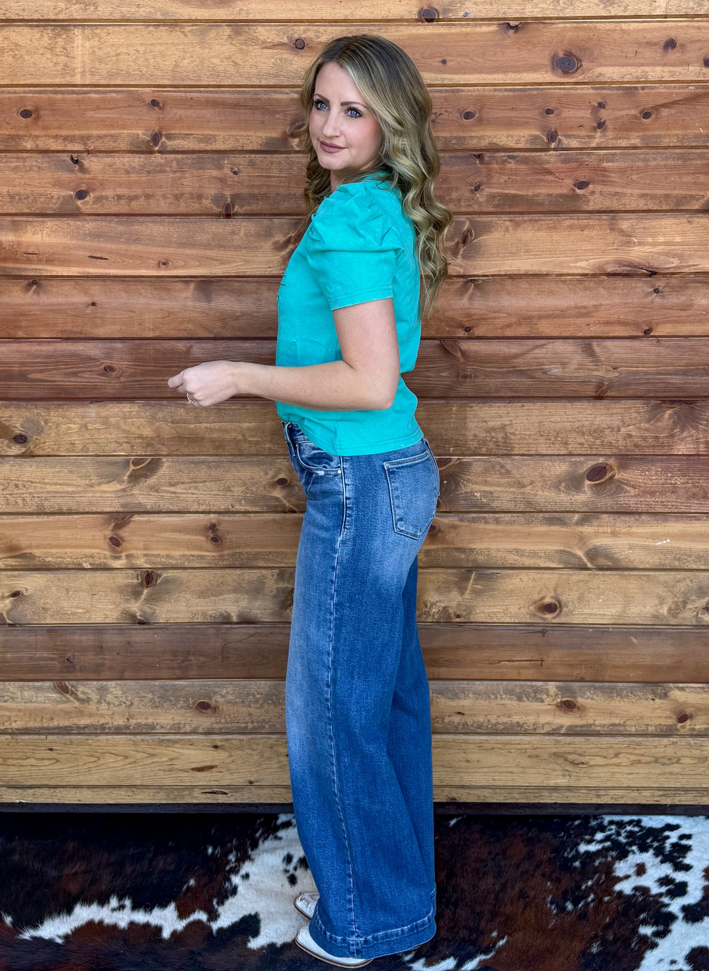 Cowgirl Boot Stitch Top