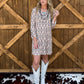 Sandy Aztec Mini Dress