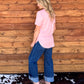 Cloud Basic Free Tee *Blush