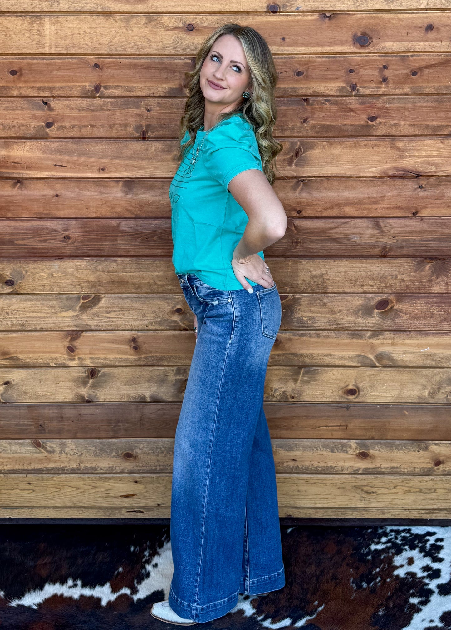 Cowgirl Boot Stitch Top