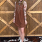 The Boot Stitch Dress *Brown