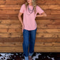 Cloud Basic Free Tee *Blush