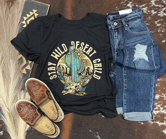 Stay Wild Desert Child Tee