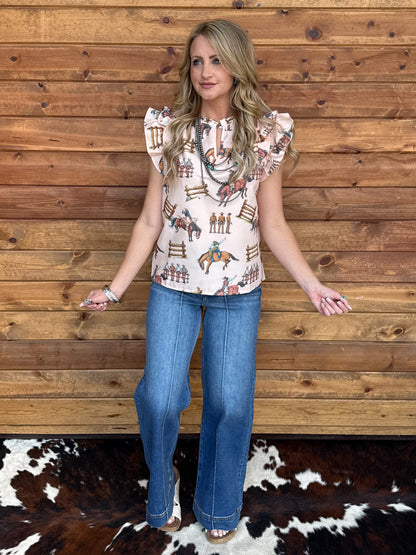 Ranch Cowboy Blouse