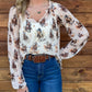Rowdy Cowboy Mesh Blouse