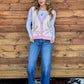 Pink Cactus Sweater Vest