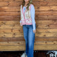 Pink Cactus Sweater Vest