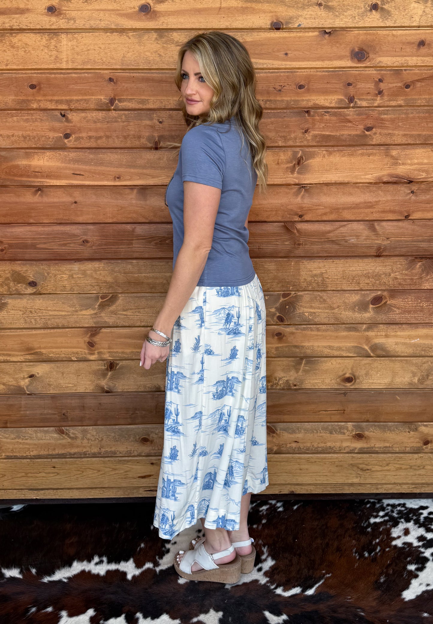 Cloud Basic Tee *Denim