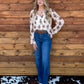 Rowdy Cowboy Mesh Blouse