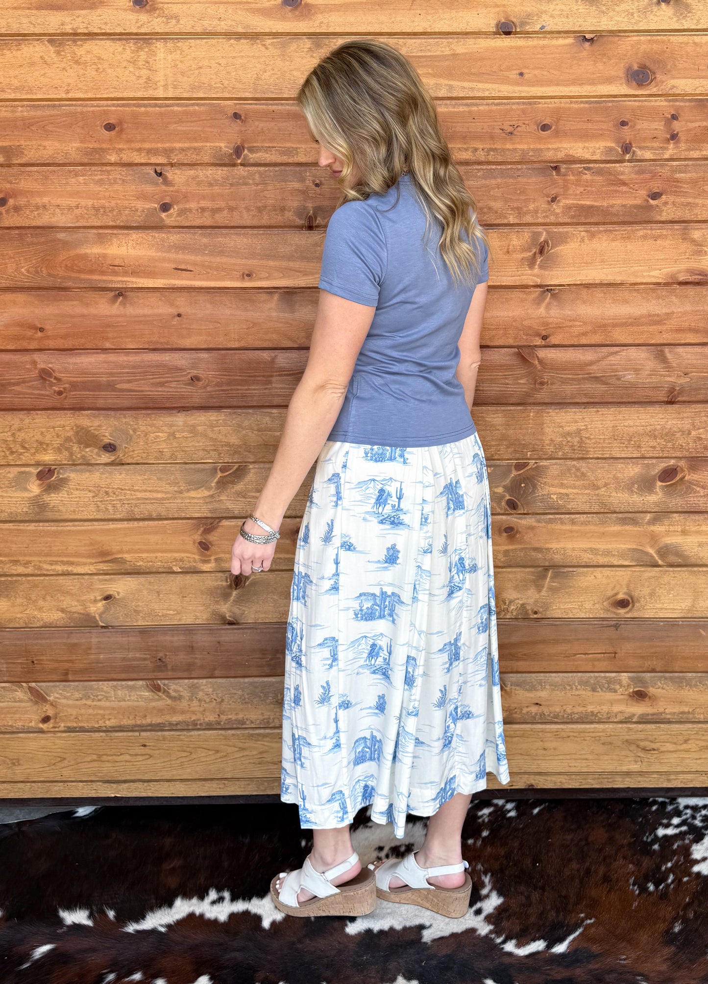 Cloud Basic Tee *Denim