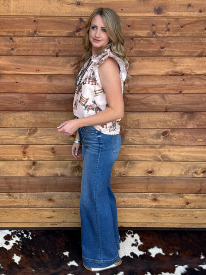 Ranch Cowboy Blouse