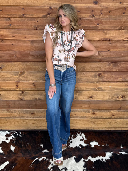 Ranch Cowboy Blouse