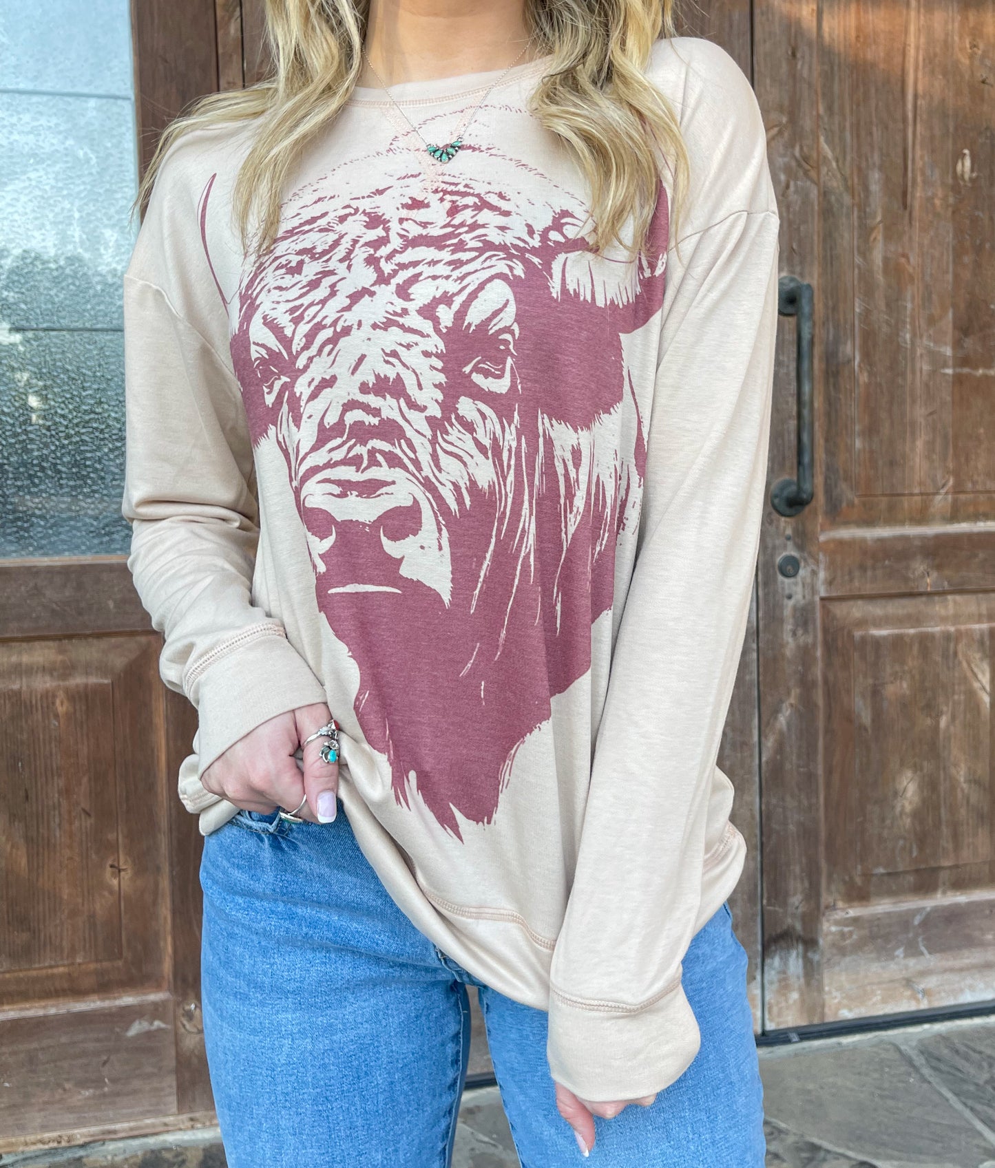 Bison Long Sleeve Top