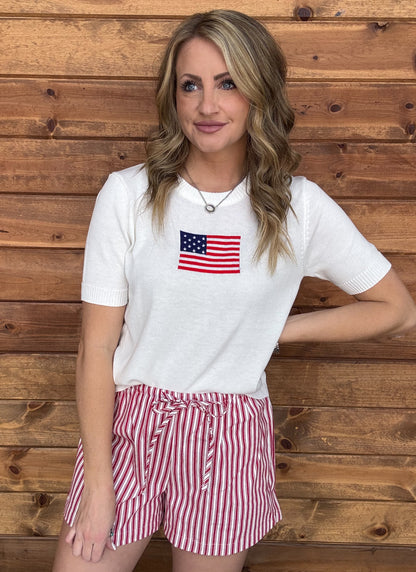 All American Girl Shorts *Red
