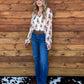 Rowdy Cowboy Mesh Blouse