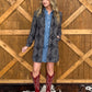 Cowgirl Aztec Coat *Charcoal