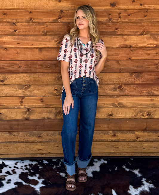 Pendleton Aztec Top