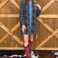 Cowgirl Aztec Coat *Charcoal