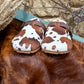 Cow Print Slip-Ons