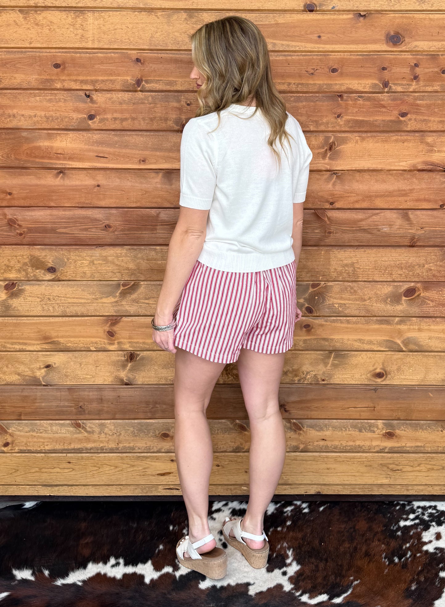 All American Girl Shorts *Red