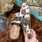 Cow Print Slip-Ons