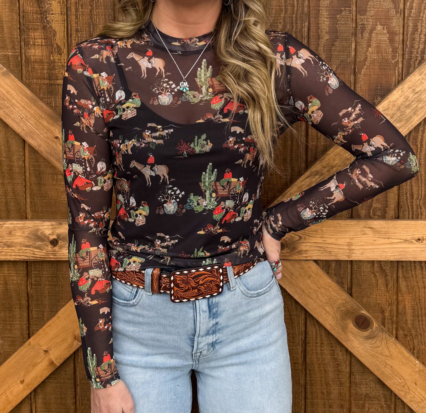 Oregon Trail Mesh Top