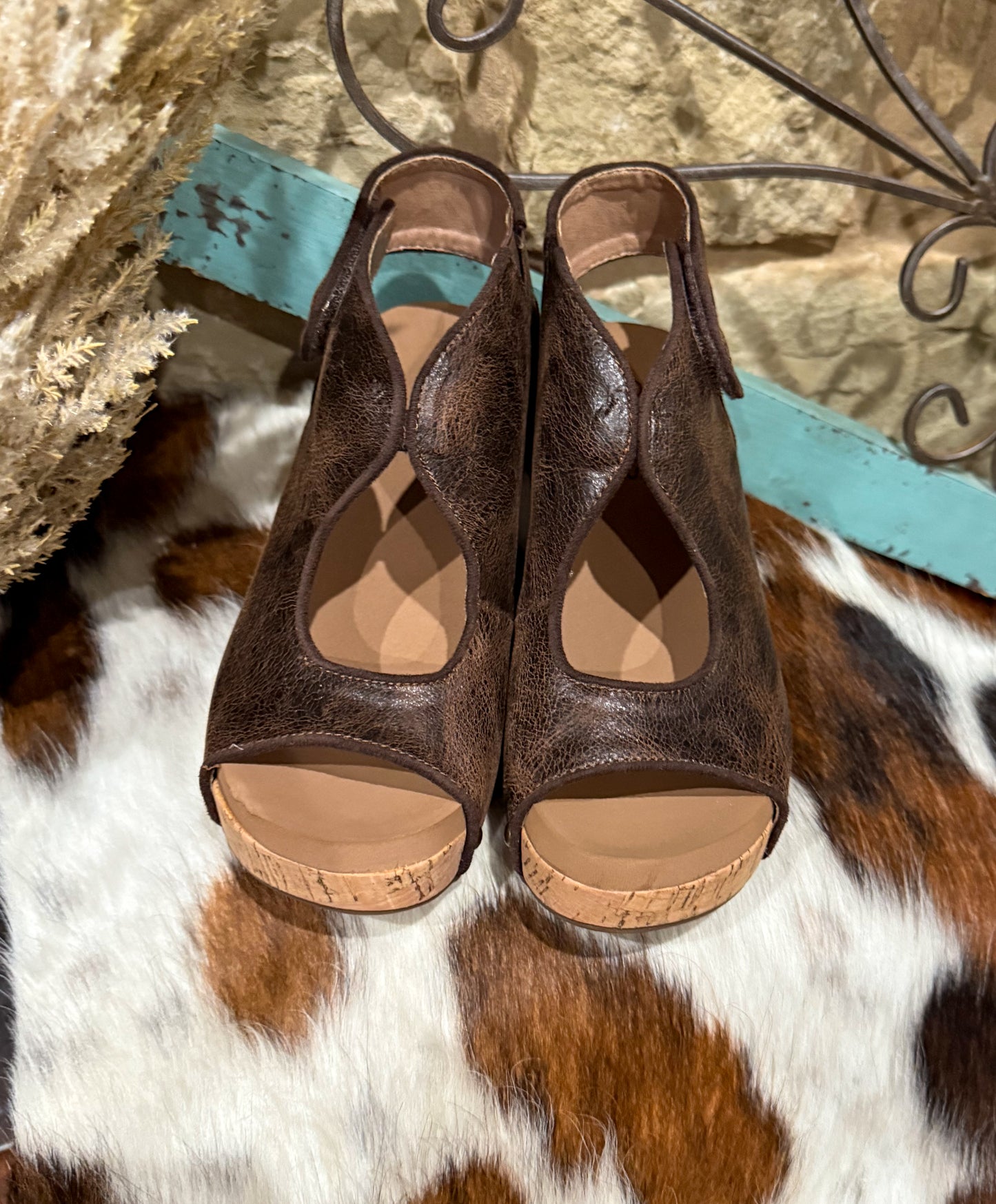 Frisky Corkys Wedges *Espresso