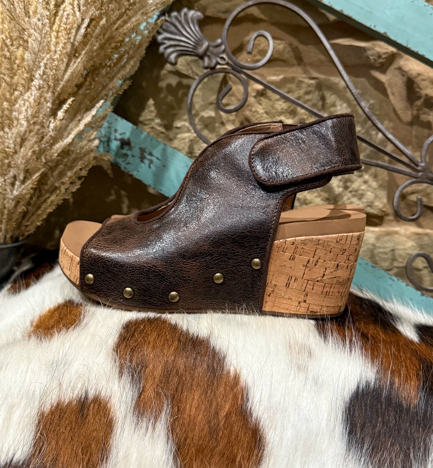 Frisky Corkys Wedges *Espresso