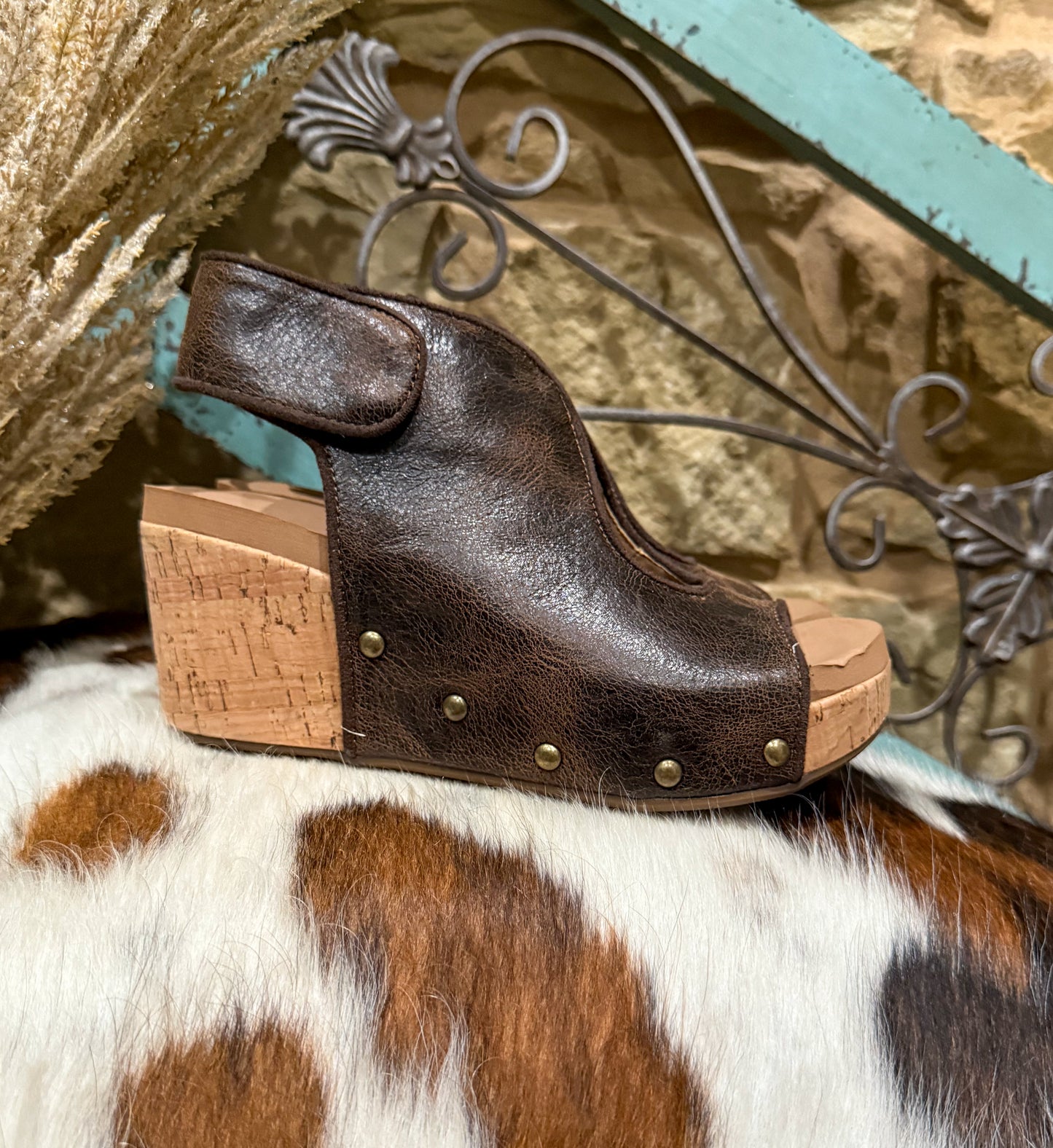 Frisky Corkys Wedges *Espresso