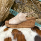 Most Wanted Corkys Wedges *Cream