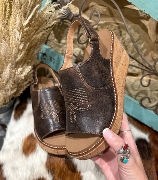 Most Wanted Corkys Wedges *Espresso