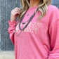 Yee-Haw Embroidered Top/Sweatshirt