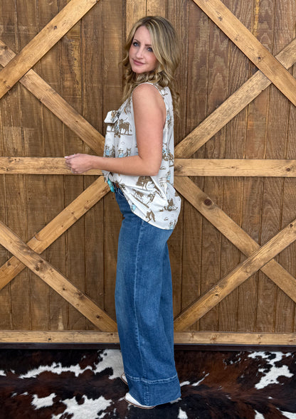 On The Ranch Dress Tank