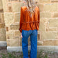 Western Velvet Blouse