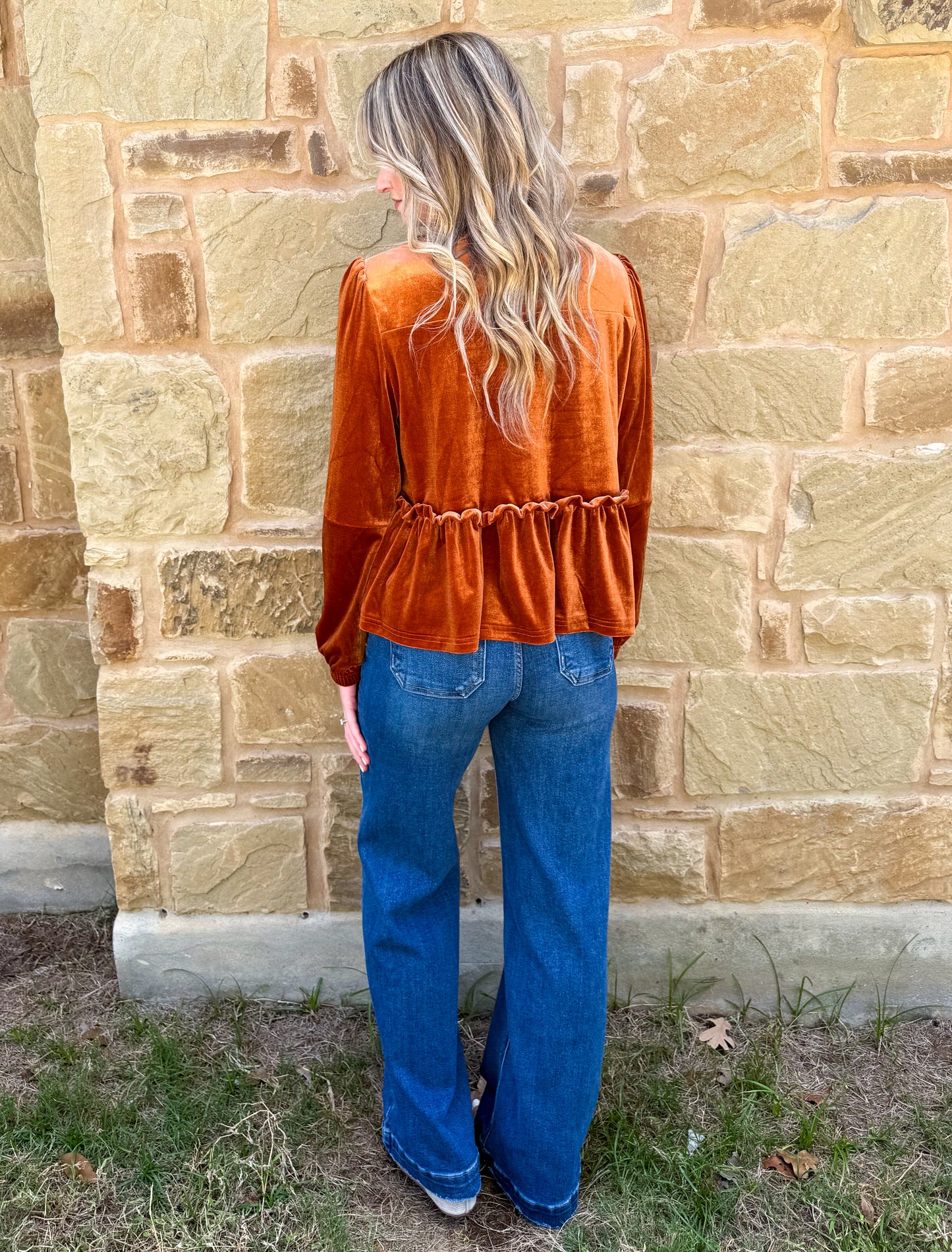 Western Velvet Blouse