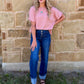 Ribbed Basic Top *Mauve
