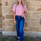 Ribbed Basic Top *Mauve
