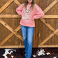 Rodeo Boots Sweater *Coral