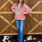 Rodeo Boots Sweater *Coral