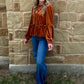 Western Velvet Blouse