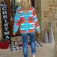 Tess Jacket in Aqua Orange