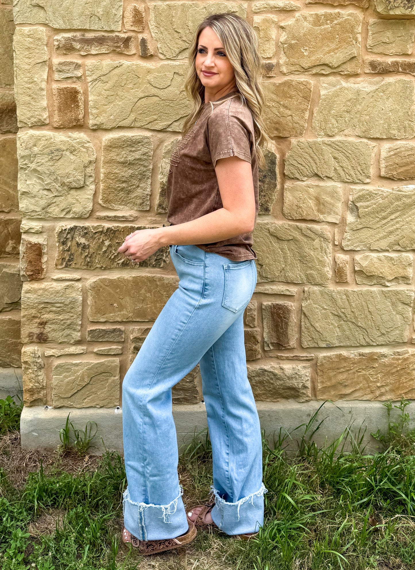 Rope Boot Stitch Top