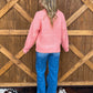 Rodeo Boots Sweater *Coral