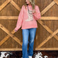 Rodeo Boots Sweater *Coral