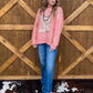 Rodeo Boots Sweater *Coral