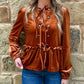 Western Velvet Blouse