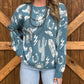 Southern Cowboy Collage Sweater *Sage
